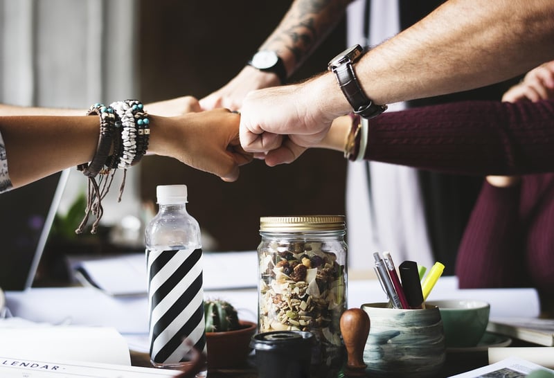 Workspace Teamwork Team Business